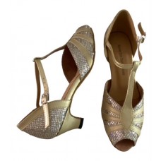 KATIE GOLD 1.5 LOW HEEL
